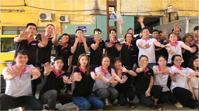 Tập thể nhân sự Công Ty TNHH Cường Quật tại Kho 727 Âu Cơ